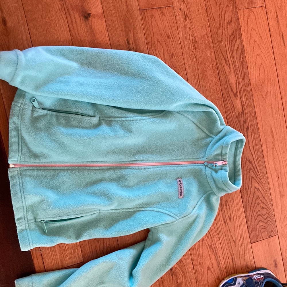 Teal Fall coat, in good condition. Zipped pockets.
